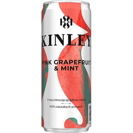 NAPÓJ KINLEY PINK GRAPEFRUIT&MINT 0,25L PUSZ.