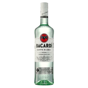 RUM BACARDI CARTA BLANCA 37,5% 0,7L