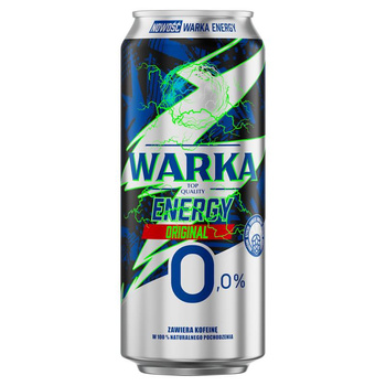 PIWO WARKA ENERGY ORIGINAL 0% 0,5L PUSZ. SZT.