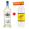 ZESTAW WINO MARTINI BIANCO WERMUT + NAPÓJ SCHWEPPES ZA 1 GROSZ
