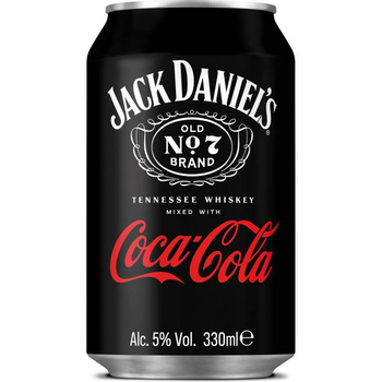 JACK DANIEL`S & COCA COLA 0,33L