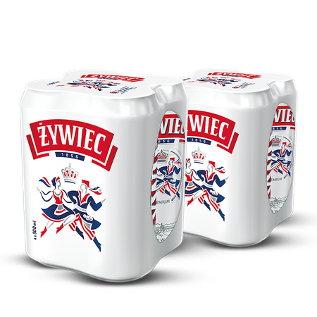 2 x PIWO ŻYWIEC 0,5L 4PACK PUSZ.