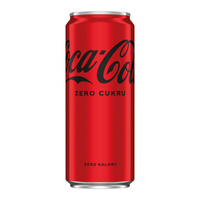 NAPÓJ COCA COLA ZERO CUKRU 0,33L PUSZKA