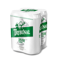 PIWO TRYBUNAŁ JASNE PEŁNE 0,5L 4PACK PUSZ