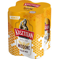 PIWO KASZTELAN MIODOWE 0,5L 4PACK PUSZ.