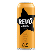 DRINK REVO MANGO ALCO ENERGY 8,5% 0,5 L