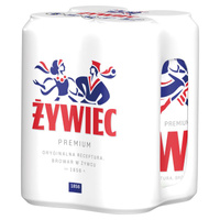 PIWO ŻYWIEC 0,5L 4PACK PUSZ.