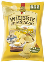 CHIPSY WIEJSKIE ZIEMNIACZKI MASŁO Z SOLĄ 130G
