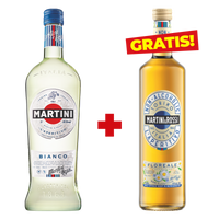WINO MARTINI BIANCO WERMUT + Napój za 1 grosz