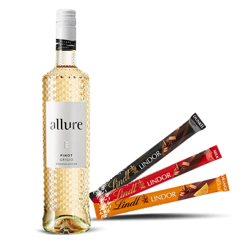 WINO ALLURE PINOT GRIGIO + CZEKOLADKI LINDT