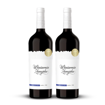 2 x WINO WINIARNIA ZAMOJSKA CZARNA PORZECZKA 10,5% C/S 0,75L