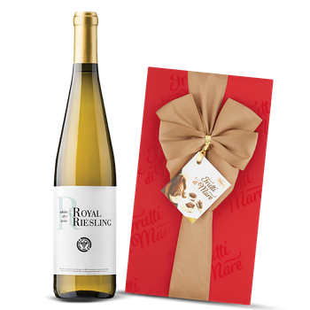 WINO ROYAL RIESLING + CZEKOLADKI FRUTTI DI MARE