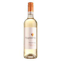 NAPÓJ WINNY APPALINA CHARDONNAY 0,5%  B/W 0,75L
